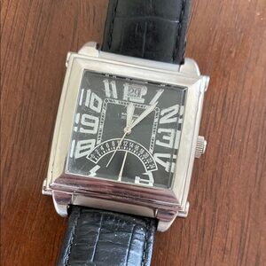 Sale!🛍️Vintage Margi Watch in Stainless Steel with Leather Band